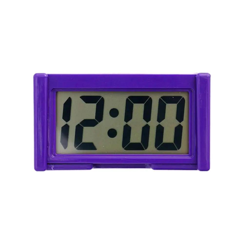 Ceas Digital de Bord Auto Ceas Autocolant pentru Vehicul cu LCD și Afișaj Zi pentru Mașină A2a9