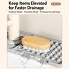 Freely Cut Silicone Faucet Mat Non-Slip Water Drip Catcher Tray Draining Pad  Kitchen Sink