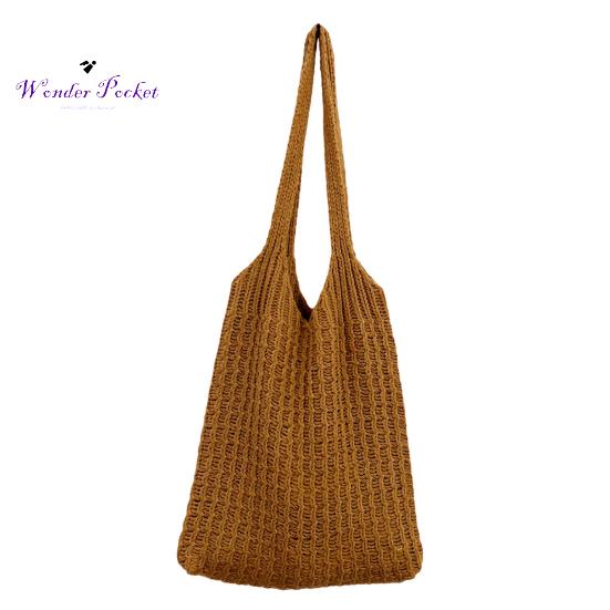 

Модная сумка для покупок, трикотажная, компактная, на каждый день