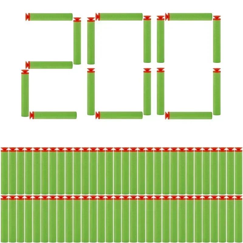 BGreen 7.2cm Sucker Head Bullets Foam Darts EVB Refill for N-Strike Elite Series Blasters Kids Toy Gun Accessories