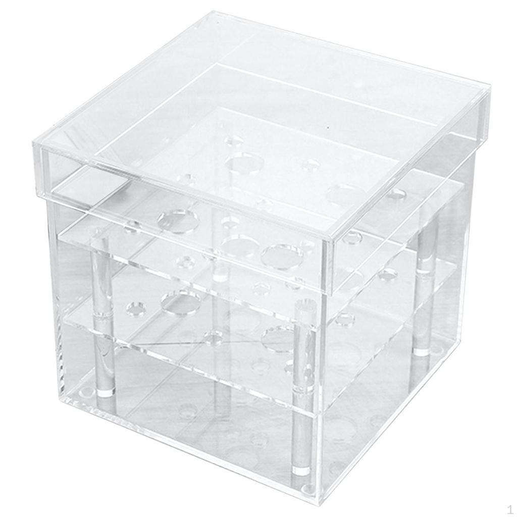 Acrylic Flower Holder Pots Stand with Removable 2 Tiers