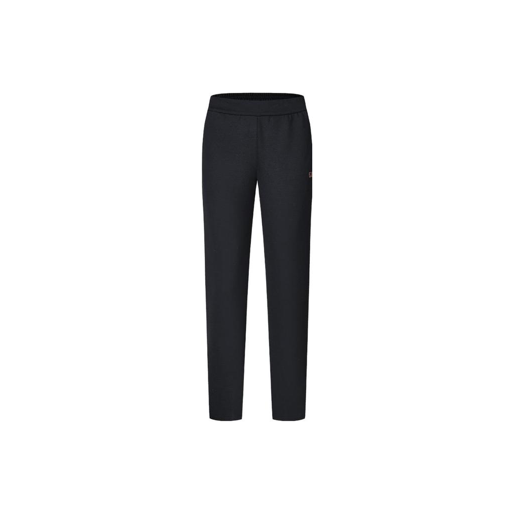New FILA Knitted Sweatpants Women's Pitch Black A11W341606FBK