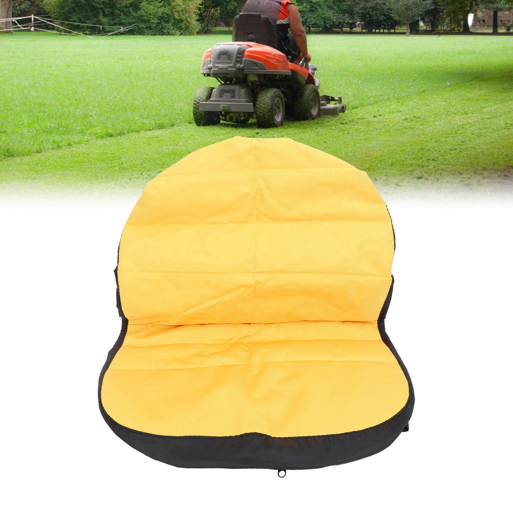 Lawn Mower Seat Cover Protective Soft Anti Slip Versatile Polyester Mower Seat Cushion Cover for Tractor