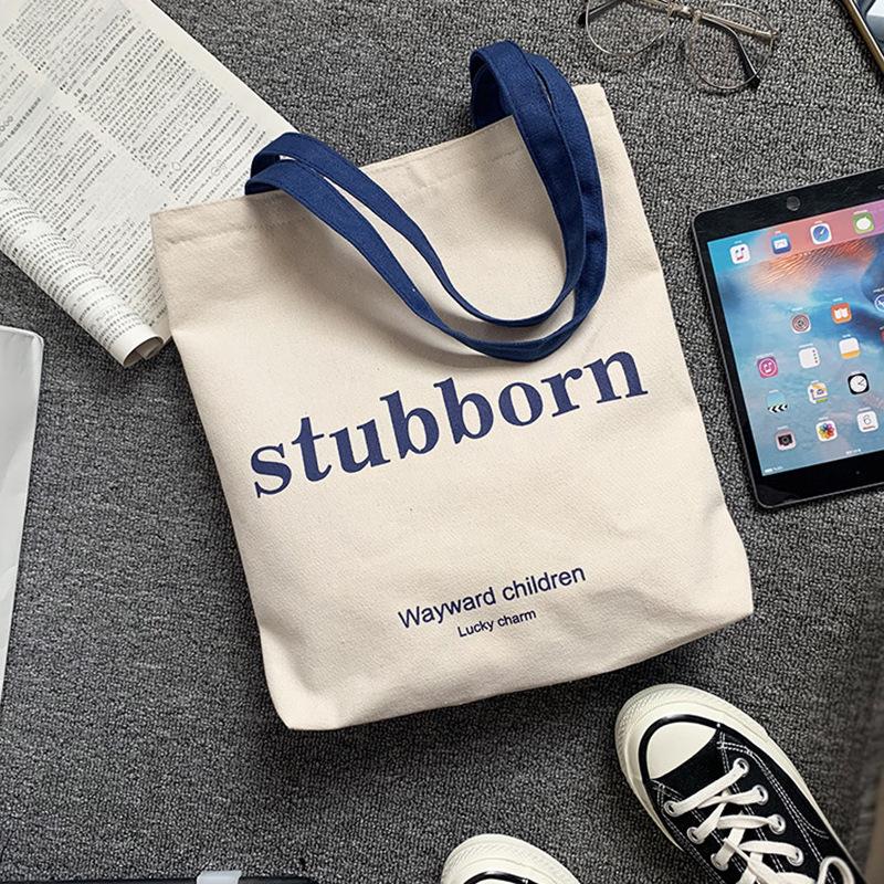 Summer Canvas Tote: Zippered Shoulder Bag for Shopping, Snacks, Laptop & School
