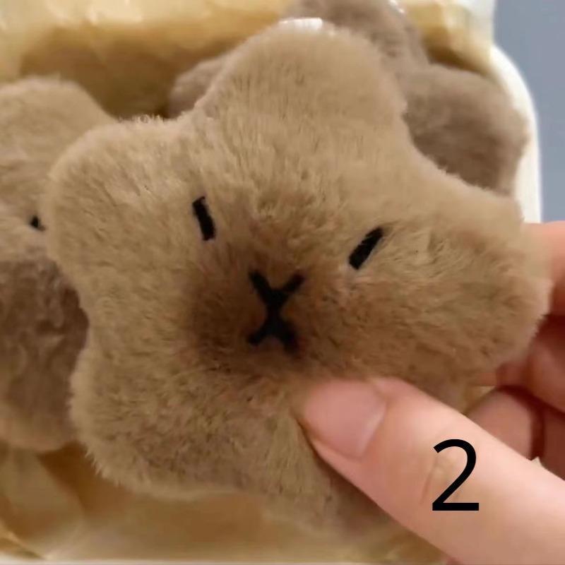 Capybara păpușă de pluș Star Screak Toy Cartoon Star Breloc Pandantiv Moale Umplut Papusa Rucsac Geanta Mașină Breloc Decor Cadouri pentru copii