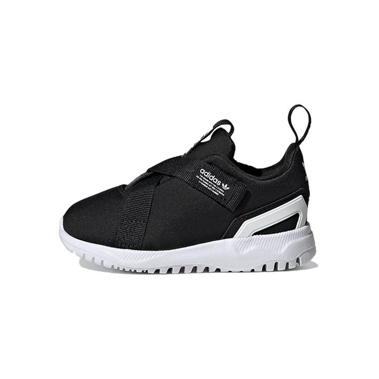 (TD) adidas originals Flex 2.0 Shoes Black White Baby HQ6052 EU 26