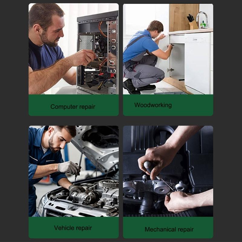 Professional Steel Screwdriver Bit Adapter Extended Shafts Nut Driver Suitable for Multiple Socket for Complex Tasks