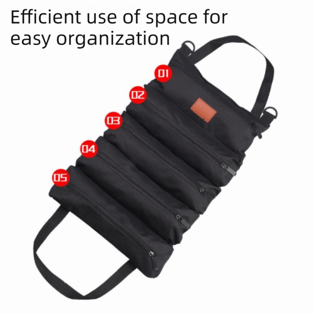 Canvas Material Canvas Tool Bag Heavy Duty Multi-Purpose Tool Pouch Screwdriver Organizer