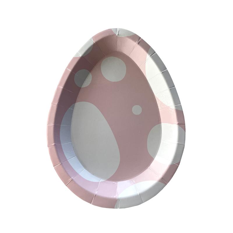 Happy Easter Disposable Tableware Cartoon Rabbit Bunny Shaped Plate Cup Birthday Party Baby Shower Decoration Kids Easter Favor