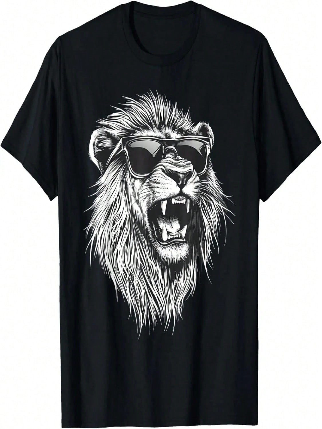 Roaring Lion Sunglasses Music Graphic T-Shirt S разноцветный