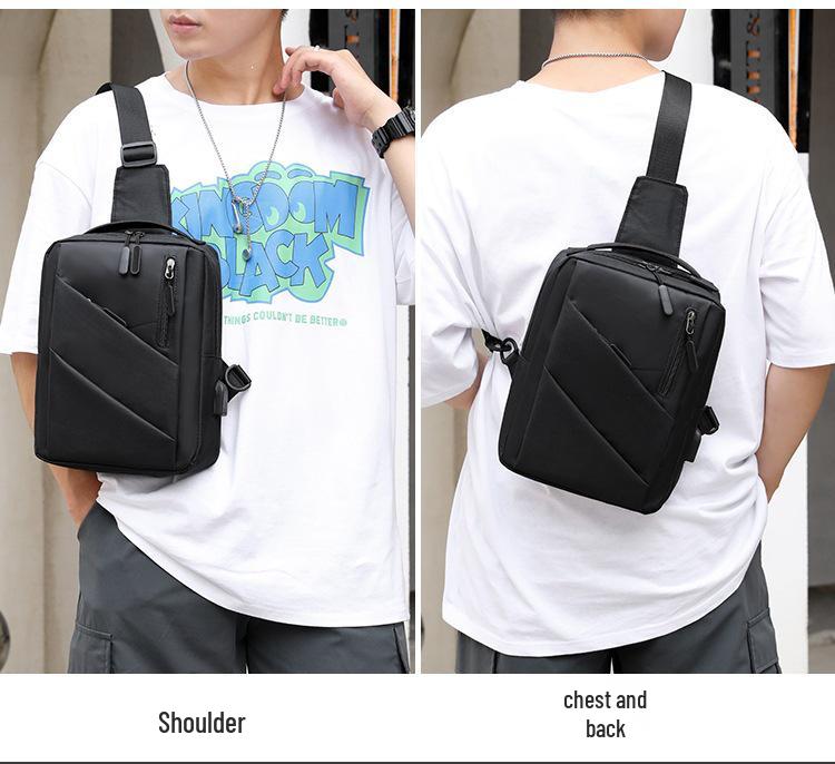 2025 Autumn Men's Stylish Chest Bag - Trendy Sling Bag for Business and Outdoor Travel