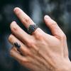 Yin Taifei Great Roc Men's Adjustable Retro Ring - High-End Statement Accessory