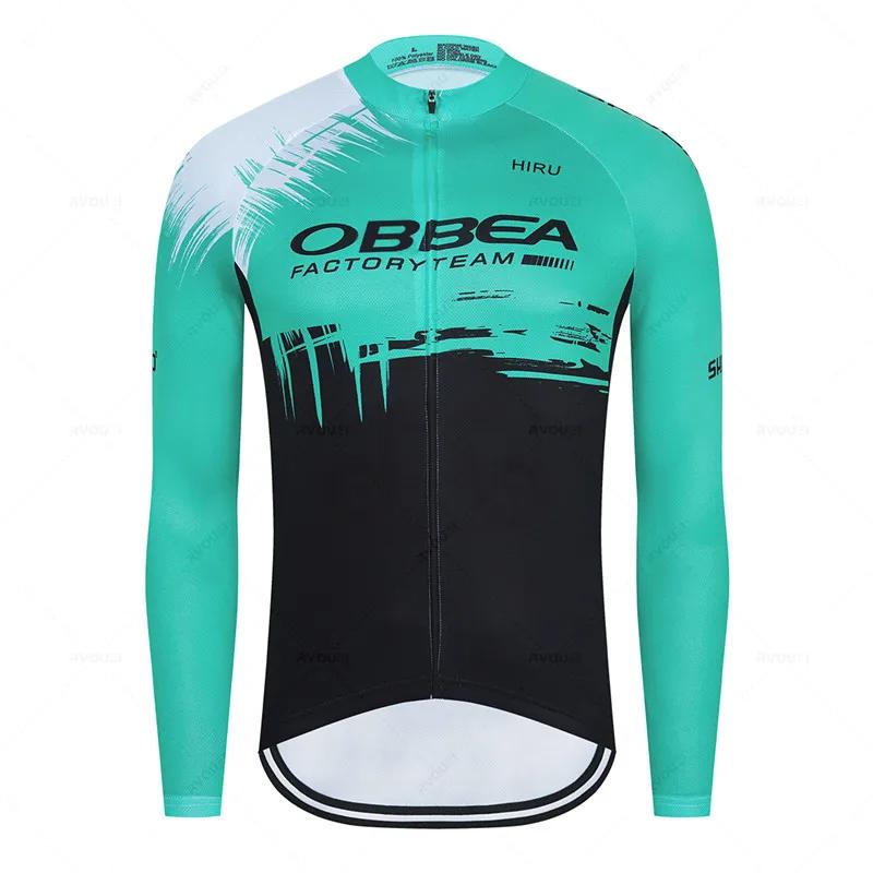 

Hiru Pro Team Autumn Bib Pants Ropa Ciclismo Clothing Bike Uniform Men Bicycle Clothes Mailllot 2026 Long Sleeved Breathable Cycling Suit Set XS