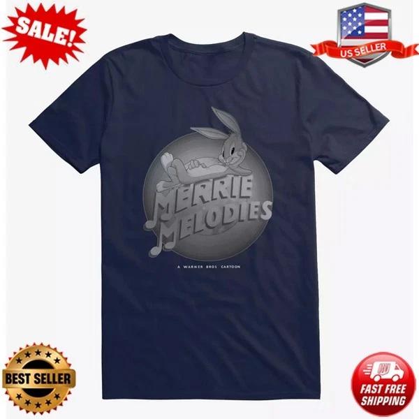 Looney Tunes Merrie Melodies Bugs Bunny Script T-Shirt, S-5XL 2XL