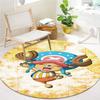 One Piece Tony Tony Chopper Round Area Rug Carpet Rug For Living Room Bedroom Sofa Playroom Decor Nonslip Floor Mat