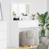 Bedroom Dressing Table with Storage White 80 x 39.6 x 135 cm