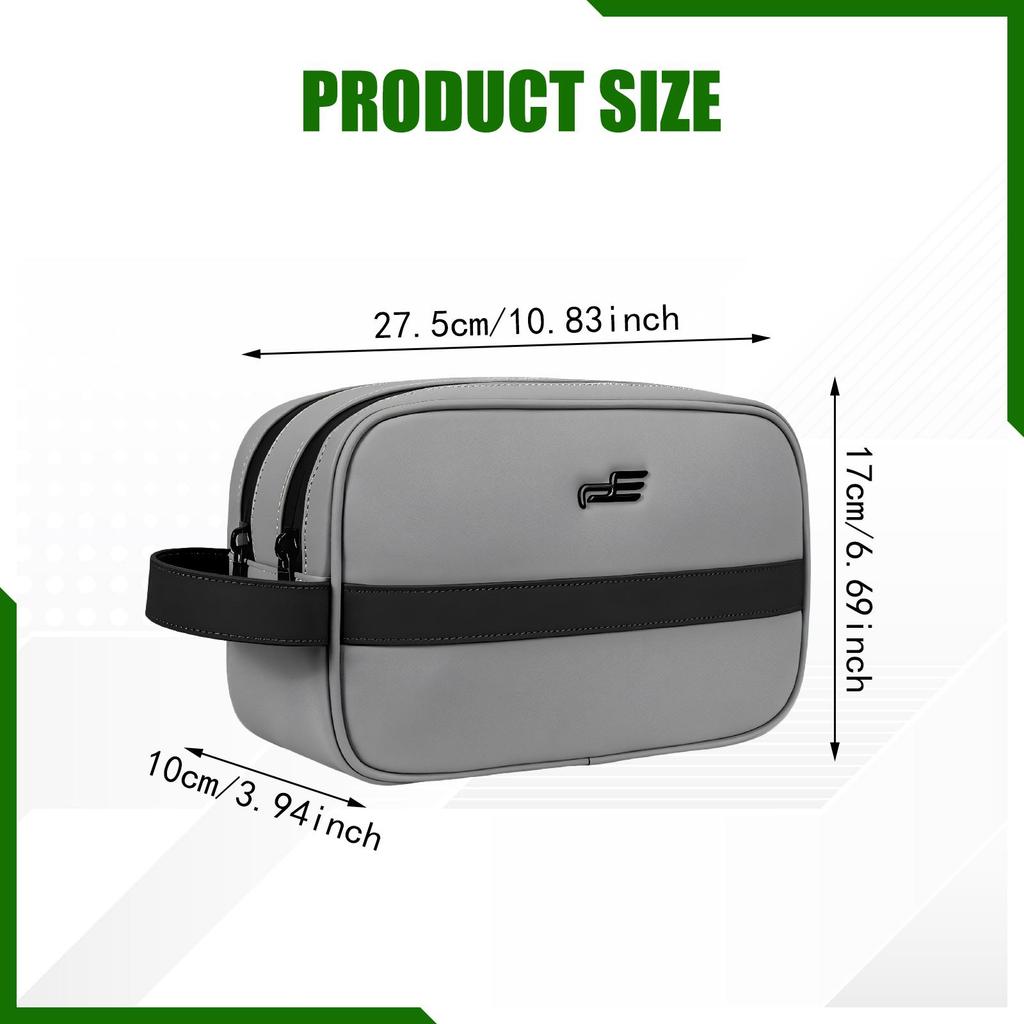 Golf Handbag Travel for Men Women Lightweight Family Sports Zipper Closure Carry Golfer Gift Storage Organizer Simple Golf Pouch