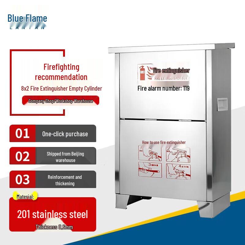 Stainless Steel Portable Fire Extinguisher Box
