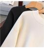 Plus Size Women's Pullover Sweater, Bust 150/160, Loose, Round Neck, Plus Velvet, Knit, 200/300 Jin