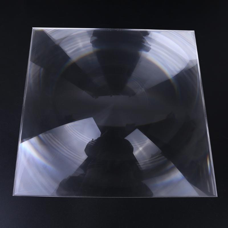 Lente di Fresnel Ottica PMMA Grande Lunghezza Focale 330mm Concentratore Solare Ingrandente 330mm Dimensioni Carta di Credito Righello Lente d'Ingrandimento