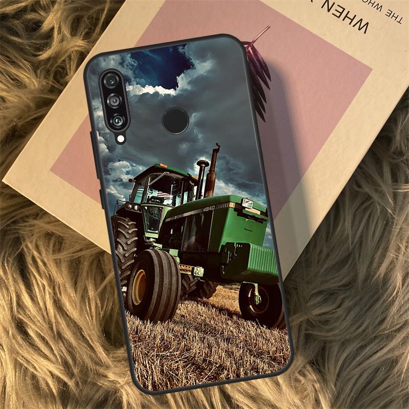 Farm Vehicle Tractor For Huawei Nova 11i 12i 3i 7i 8i 9 10 SE Y60 Y61 Y70 Y72 Y73 Y90 Y91 P20 P30 P40 Lite Case