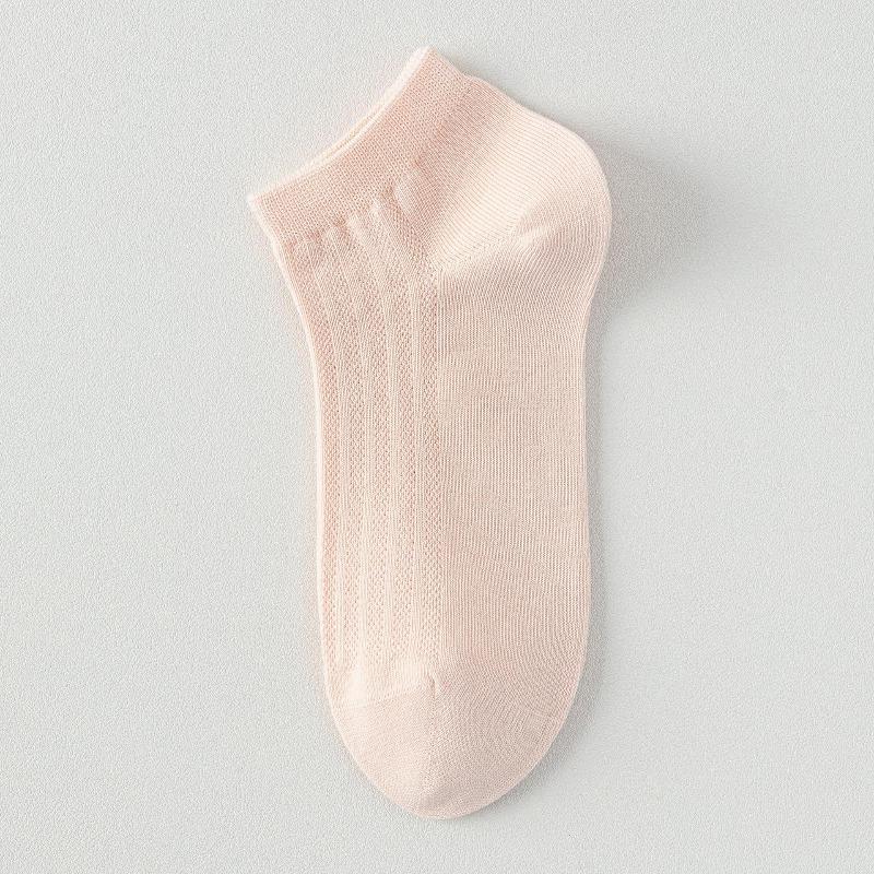 Sock - Summer Lightweight Mesh Breathable Pure Cotton Short Socks with Ventilation, Sweat Absorption, Odor Prevention and Antibacterial Properties