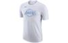 T Shirts Men's White Crew Neck Moderate Straight Fit CT9445-100