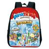 SuperThings Rucksack Kleinkind Cartoon Schultasche Jungen Mädchen Kindergarten Tasche Wasserdicht Kinder Buchtasche 12 Zoll