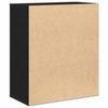 Sideboard Black Oak Effect 60 X 31 X 70 Cm Engineered Wood