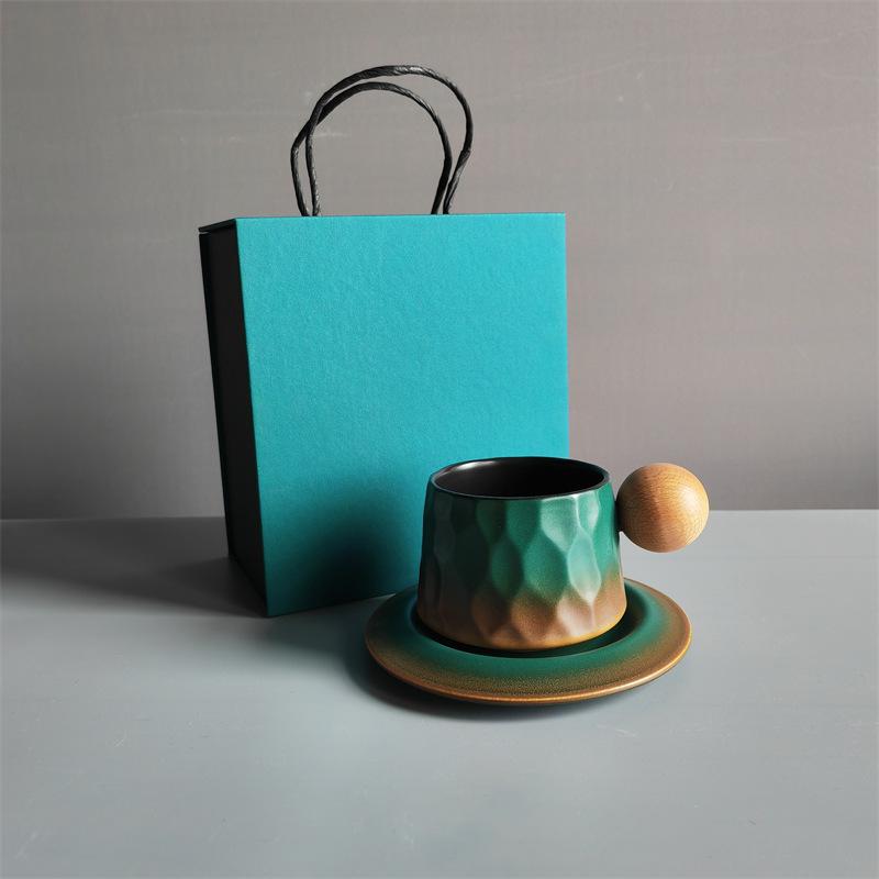 Light Luxury Ceramic Coffee Cup Cup Creative Household High Value Latte Water Cup