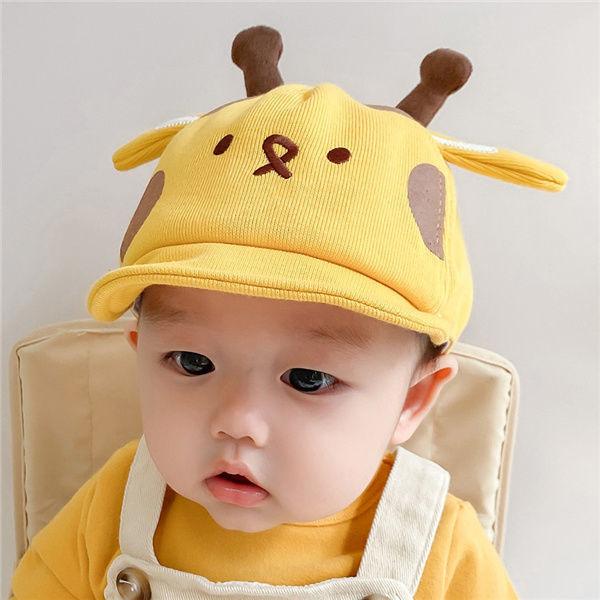 Baby Sun Hat With Cute Giraffe Cartoon Design For Sun Protection And Toddler Comfort