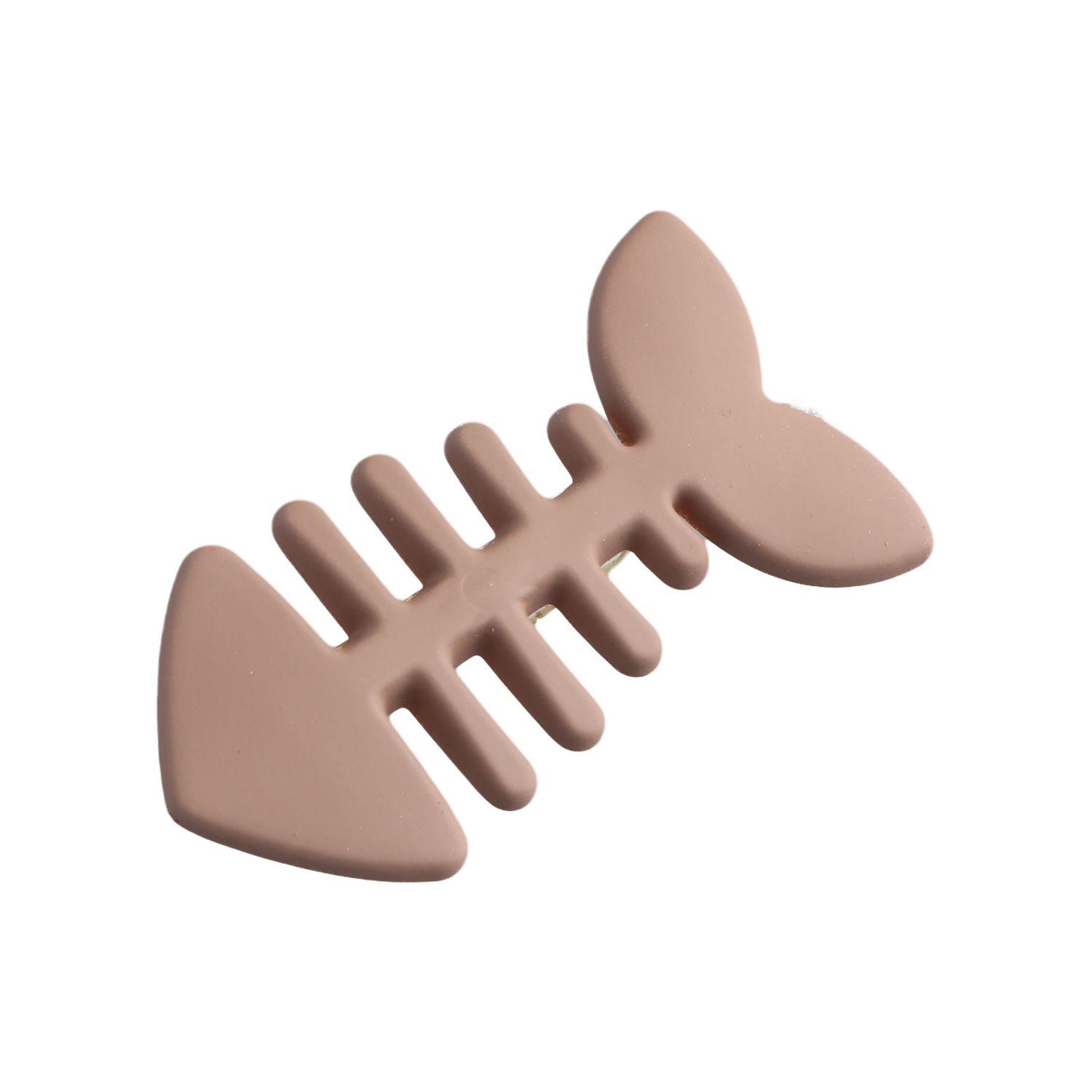 Cute Matte Fishbone Hair Clips Small Barrettes for Women Girls Bangs Side Hairpins Hair Accessories