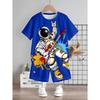Summer Fashion 3D Cute Cartoon Digital Print Casual Comfortable BreathableAnd Lightweight Children's Set