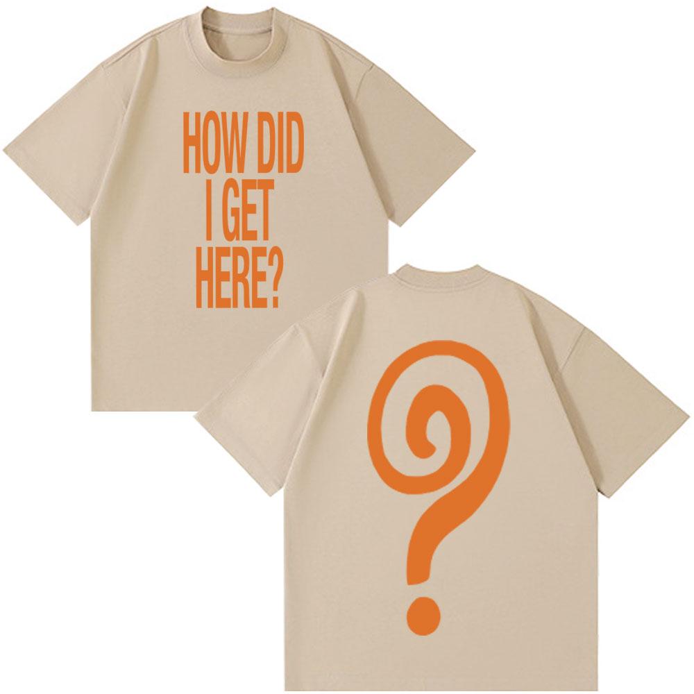 Singer Louis Tomlinson How Did I Get Here Tour 2026 Print T Shirt Men Women Hiphop Tshirt Shortsleeved Cotton Fashion Tshirs