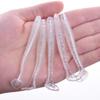 10/30/50Pcs Fishing Lures Soft Baits with T-Tail Vibrant Color Tear-Resistant Reusable Flexible Soft Artificial Lures Fake Baits