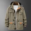 Men's Plus Size Casual Outdoor Windbreaker Jacket
