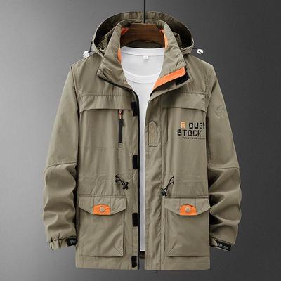 Herren Übergröße Lässige Outdoor Windjacke