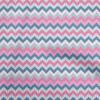 oneOone Cotton Flex Light Blue Fabric Chevron Craft Projects Decor Fabric Printed By The Yard 40 Inch