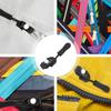 10PCS Universal Zipper Lock Head Quick Installation Detachable Zipper Head for Jackets Luggage Bags Replacing Slider Lock Repair