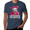 Lovely Chihuahua Mama With A Bow Tshirt Simple Print Design Tshirt