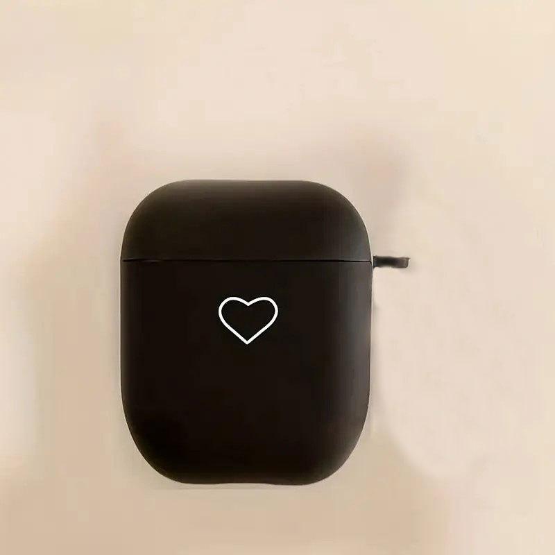 Black Love Applies To AirPods1/1st Generation Protective Case Apple Pro/1 Wireless Bluetooth Headset Cover