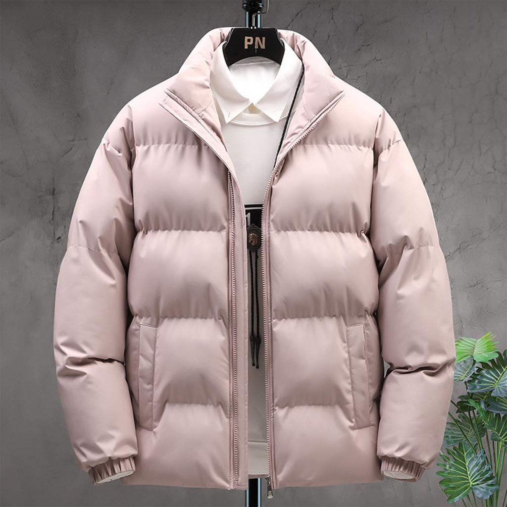 Winter New Thick Solid Collar Loose Bread Jacket Casual Cotton Coat