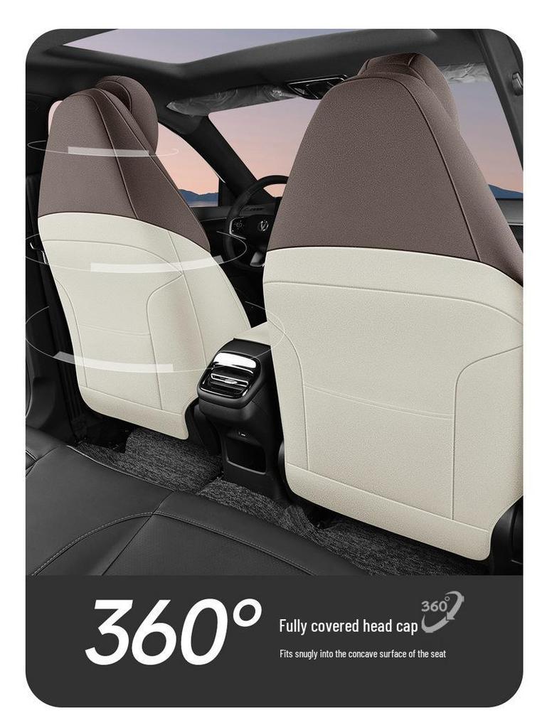 Perforerade Sadelöverdrag i Mocka för 4:e Generationens Changan Eado