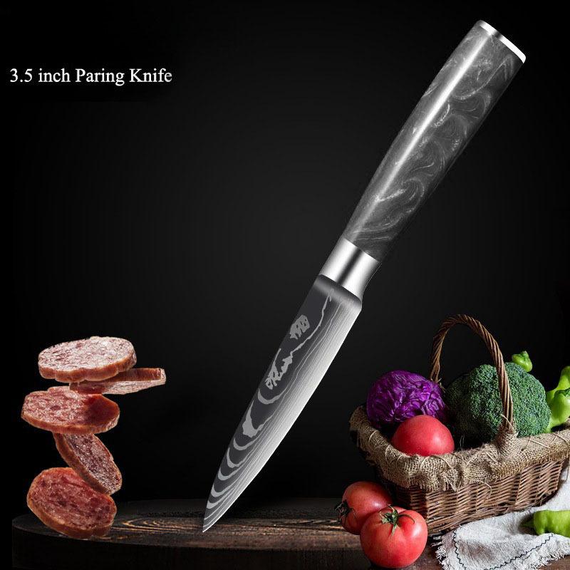 Kitchen Knives Stainless Steel Japanese Chef Knife Slicing Boning Peeling Meat Cutting Sushi Knife High-Quality Cooking Cutter