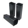 20Pcs Plastic Deep Nursery Pots Treepots With Ventilation And Drainage Black Square Seed Starting Pots Flower Plant Containers