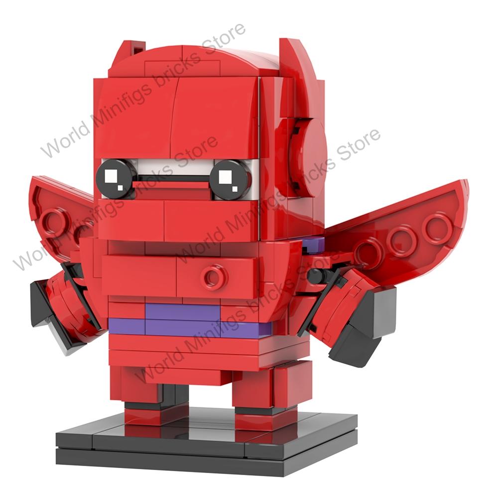 MOOXI MOC Invincibly Brickheadz Mark Omni-Man Anime Movie Figures Compatible Building Blocks Gift Toys For Children Adult Bricks