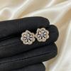 5 Colors Petals Zircon Stud Earrings Are Not Allergic, Exquisite Gifts, Affordable Luxury Goods jewelry Ladies, Everyday Wear