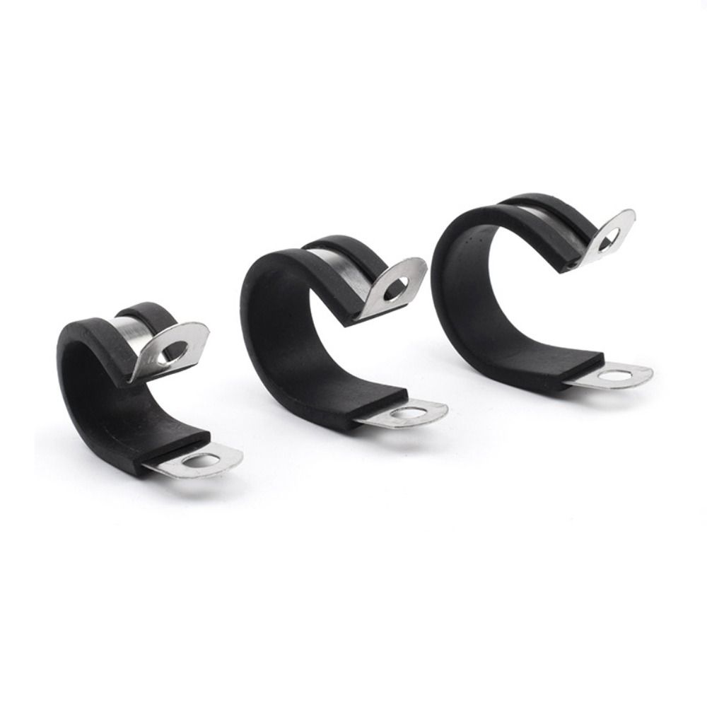 R-type Wiring Hose Clamp Useful Pipe Mounting Fix Bracket  Hardware Electrical Fittings