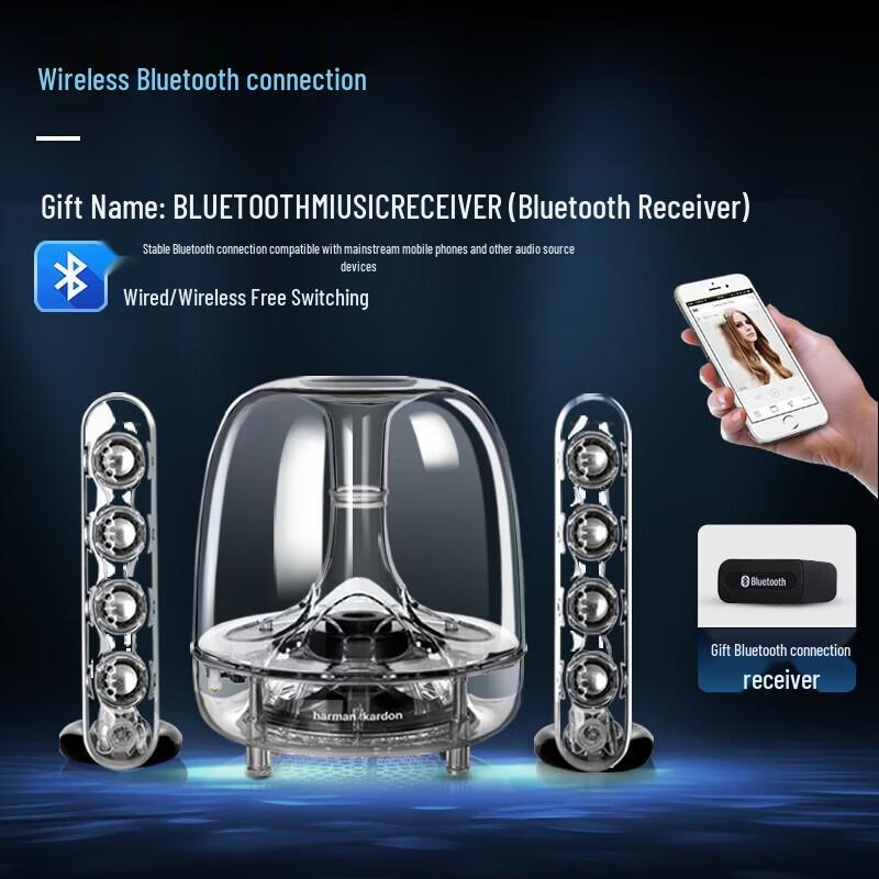 JBL SoundSticks III Crystal Desktop Speaker System CN plug (adapter included)