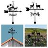 , Wind Direction Indicator, Roof, Garden Fence, Chicken Coop, Metal, Measuring Tool for Gazebo